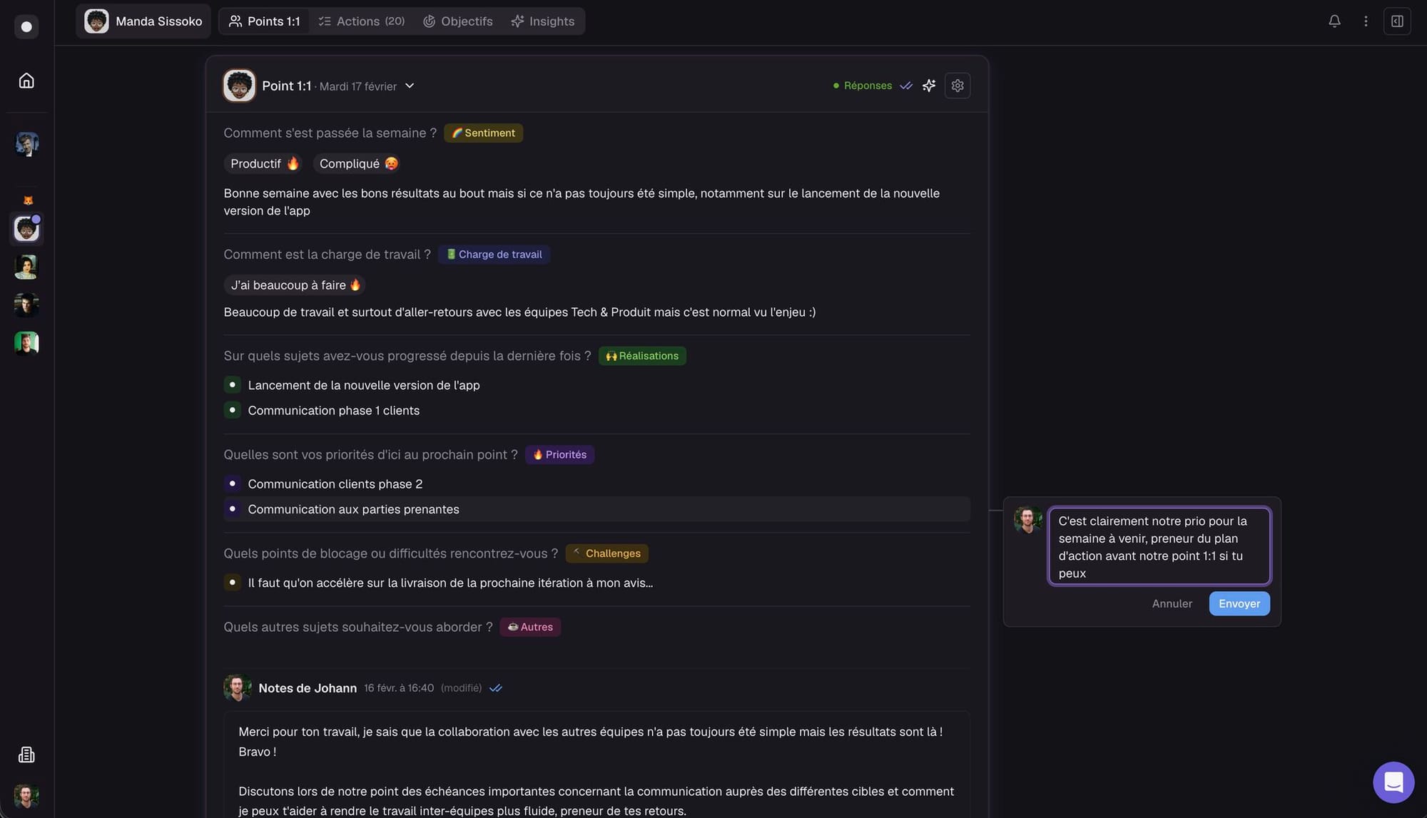 Popwork en mode sombre